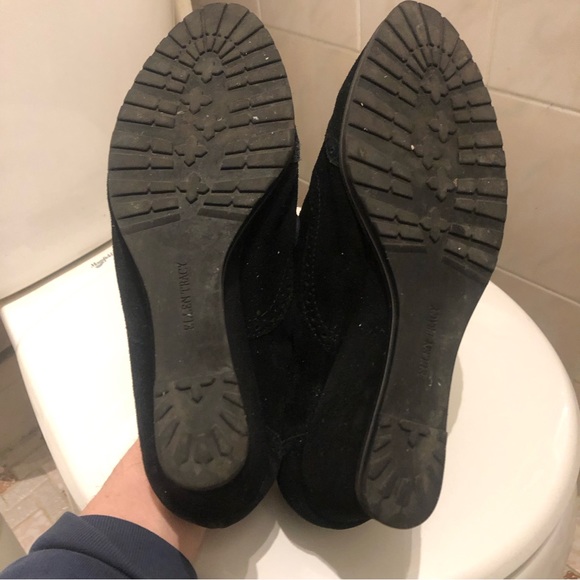 Ellen Tracy Active suede wedge oxfords size 10 - Picture 7 of 9